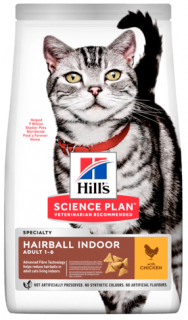Hill's Science Plan Adult Hairball Indoor Chicken 3 kg