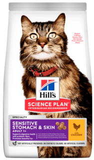 Hill's Science Plan Adult Sensitive Stomach and Skin Chicken 1,5 kg