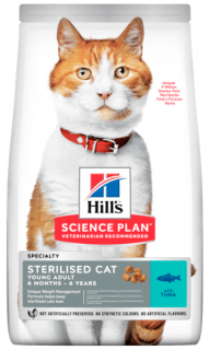 Hill's Science Plan Young Adult Sterilised Tuna 3 kg