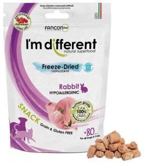 I'm different Raw Freeze-Dried králík - pamlsky 40 g