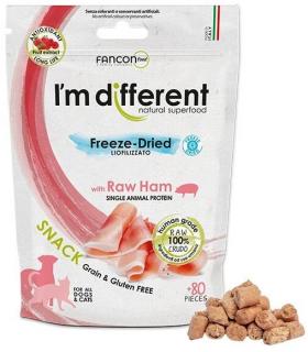 I'm different Raw Freeze-Dried vepřová šunka - pamlsky 40 g