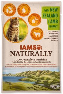 IAMS Naturally jehněčí v omáčce - kapsička pro kočky 85 g