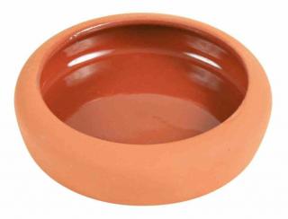 Keramická miska pro křečky oranžová 125 ml, 10 cm
