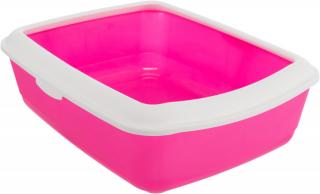 Kočičí WC Classic s odnímatelným okrajem Barva: růžová