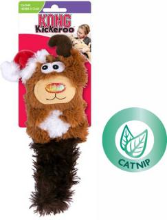 Kong vánoční pytlík s ocáskem se šantou kočičí - hračka pro kočky