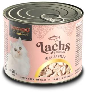 Leonardo Extra Filet losos a kuře - konzerva pro kočky 200 g