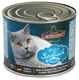 Leonardo s mořskými rybami - konzerva pro kočky 200 g