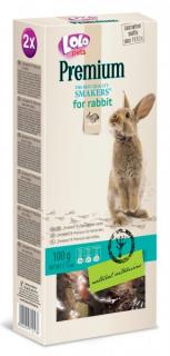 LOLO Premium Smakers 2 klasy pro králíky 100 g - kompletní krmivo