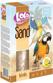 Lolopets písek pro ptáky s citrónovou vůní 1500 g
