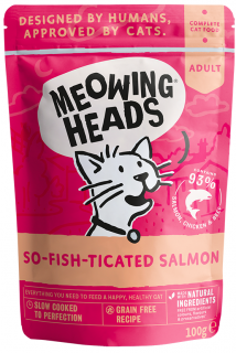 Meowing Heads So Fish Ticated Salmon - kapsička pro kočky 100 g