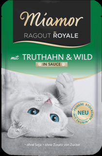 Miamor Cat Ragout krocan a zvěřina ve šťávě - kapsička 100 g