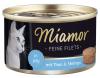 Miamor Feine Filets s tuňákem a krevetami v želé - konzerva pro kočky 100 g