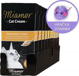 Miamor Multi-Vitamin Cream 6x15 g MULTIPACK - 11 krabiček  + myš ZDARMA