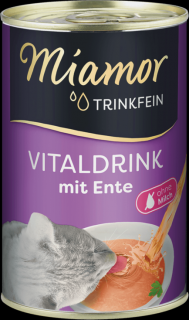 Miamor VITALDRINK vývar s kuřecími a KACHNÍMI prsíčky 135 ml