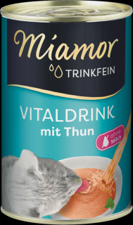 Miamor VITALDRINK vývar s kuřecími prsíčky a filety z TUŇÁKA 135 ml