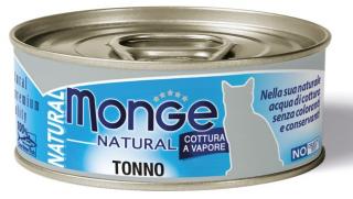 Monge Natural tuňák pruhovaný - konzerva pro kočky 80 g