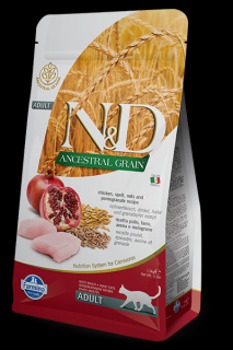 N&D Ancestral Grain Cat Adult Chicken Pomegranate 300 g