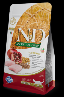 N&D Ancestral Grain Cat Neutered Chicken Pomegranate 1,5 kg