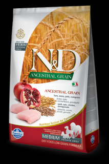 N&D Ancestral Grain Dog Adult Chicken Pomegranate 2,5 kg
