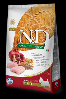 N&D Ancestral Grain Dog Adult Mini Chicken Pomegranate 2,5 kg