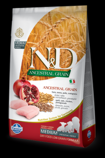 N&D Ancestral Grain Dog Puppy Chicken Pomegranate 12 kg