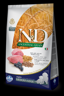 N&D Ancestral Grain Dog Puppy Lamb Blueberry 12 kg