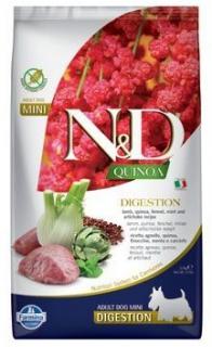 N&D GF Quinoa Digestion Mini jehněčí fenykl 2,5 kg