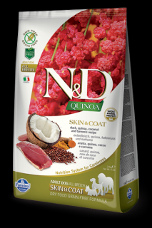 N&D GF Quinoa Skin&Coat kachna kokos 2,5 kg