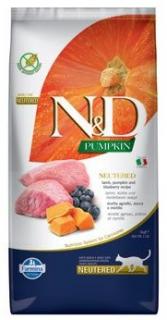 N&D Grain Free Cat PUMPKIN Neutered Lamb Blueberry 5 kg