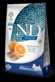 N&D Ocean Dog Adult Mini Herring Orange 2,5 kg