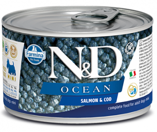 N&D Ocean Salmon Cod Mini 140 g