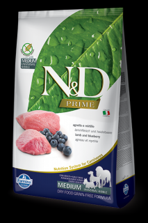 N&D Prime Dog Adult Lamb Blueberry 12 kg