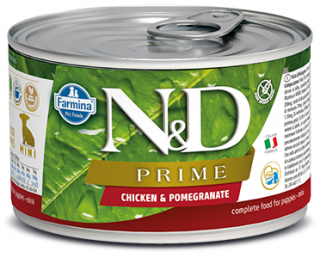 N&D Prime Puppy Chicken Pomegranate Mini 140 g