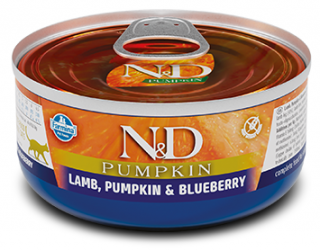 N&D Pumpkin Lamb Blueberry - konzerva pro kočky 70 g
