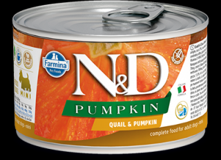 N&D Quail Pumpkin Mini 140 g