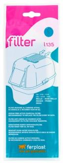 Náhradní filtr uhlíkový k WC Ferplast 7x20 cm - 2 ks v balení