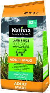 Nativia Adult Maxi Lamb Rice 15 kg