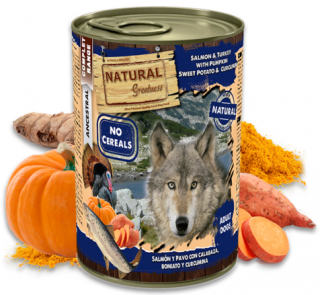 Natural Greatness losos a krůta s dýní - konzerva pro psy 400 g