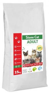 Nuova Fattoria Stone Cat Adult 15 kg  + taurinová pasta ZDARMA