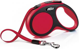 Páskové vodítko Flexi Comfort S 5 m, 15 kg různé barvy Barva: červená