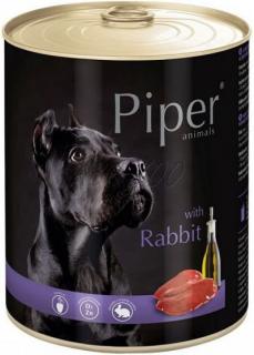 Piper s králíkem - konzerva pro psy 800 g