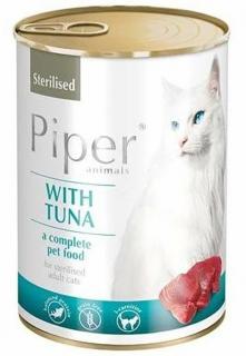 Piper Sterilised s tuňákem - konzerva pro kočky 400 g