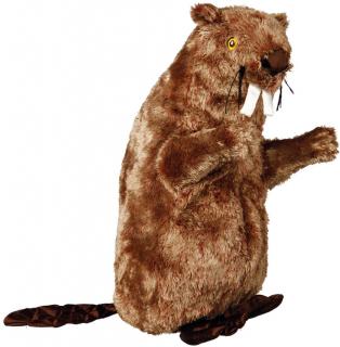 Plyšový bobr se zvířecím zvukem - chrochtající 40 cm
