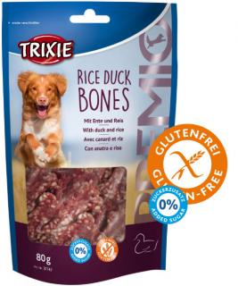 Premio Rice Duck Bones 80 g - pamlsek pro psy bez cukru a lepku
