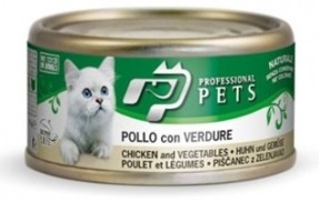 Professional Pets kuře se zeleninou - konzerva pro kočky 70 g