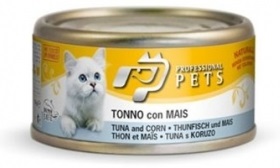Professional Pets tuňák s kukuřicí - konzerva pro kočky 70 g