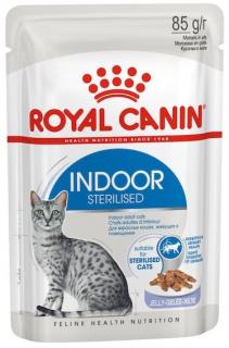 Royal Canin Indoor Sterilised V ŽELÉ - kapsička 85 g