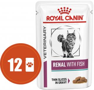 Royal Canin VD Feline Renal Fish - kapsička 12x85 g