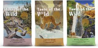 Taste of the Wild Lowland Creek + Rocky Mountain + Canyon River 19,8 kg (3x 6,6 kg)