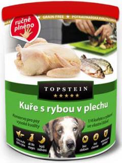 TopStein kuře s rybou v plechu - konzerva 800 g
